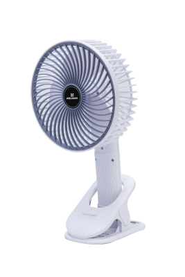 Waldern W2 Oynar Başlıklı Sessiz Klipsli USB Şarjlı Masaüstü Mini Fan Vantilatör