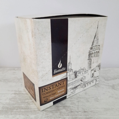 Bonatte Hazır Türk Kahvesi Şekersiz 12li Paket