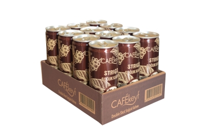 Cafekeyf Strigo Soğuk Kahve Double Shot 12li Koli