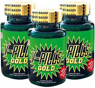 V-Pills Gold 180 Bitkisel Kapsül - 3 Kutu