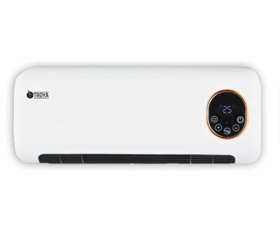 TROYA Uzaktan Kumandalı Duvar Tipi Fanlı Isıtıcı Soba Ve Soğutucu Vantilatör Klima Tipi