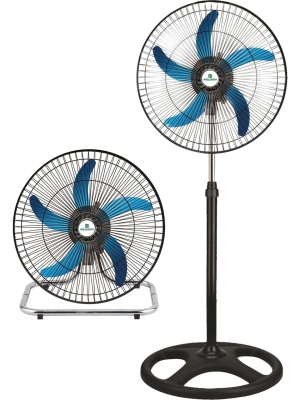 Waldern 3in1 Sanayi Tipi Ayaklı, Masaüstü Metal Pervaneli Sanayi Tipi Vantilatör 80W