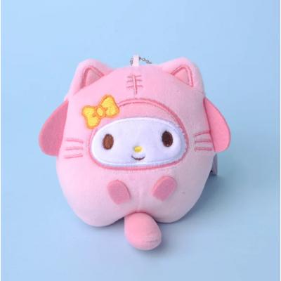 Sanrio My Melody Yuvarlak Peluş Anahtarlık