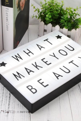 A4 Light Box LED Işıklı Yazı Panosu 30 x 22 Cm