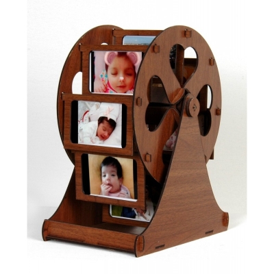 Kişiye Özel Ahşap Dönme Dolap Çerçeve - Dönmedolap Fotoğraf Albümü