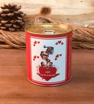 Aşk Patlaması Konservesi Sevgiliye Özel Sürpriz Hediye