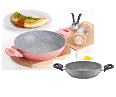 Ece Granit Tek Sahan 22 CM Gri Ve Pembe