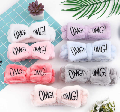 Fiyonklu OMG Mercan Peluş Saç Bandı 6 Farklı Renk Seçeneği