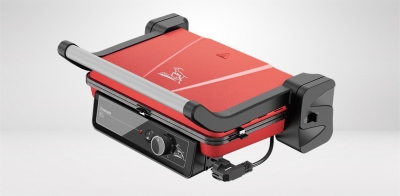 Gazzella Tostum Tost Ve Izgara Makinesi - Kırmızı Mat Kaplamalı