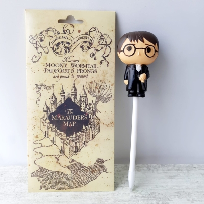 Harry Potter Büyücü Haritası Marauder's Map Ve Squishy Kalem Seti