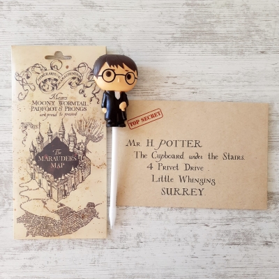 Harry Potter Hogwarts Kabul Mektubu Harita Ve Squishy Kalem Seti