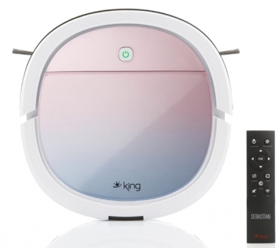 King KRS-360 Sebastian Robot Süpürge+Mop