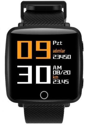 Lenovo HW25P Adımsayar Suya Dayanıklı Siyah Akıllı Saat - Lenovo Life Türkiye Garantili