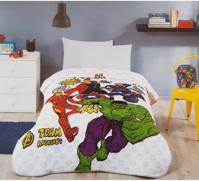 Özdilek Lisanslı Tek Kişilik Battaniye Team Avengers