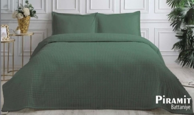 Özdilek Piramit Yeşil Tek Kişilik Battaniye