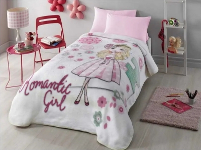 Özdilek Tek Kişilik Kız Çocuk Battaniye Romantic Girl