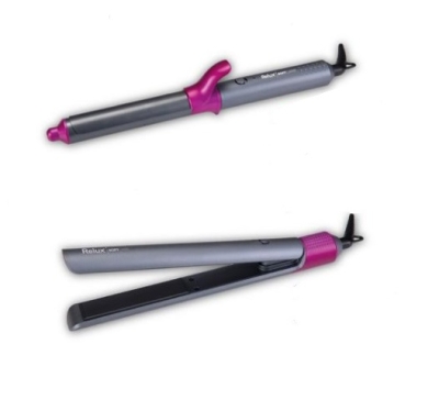 Relux Sevgililer Günü Özel Keratin Korumalı Saç Düzleştirici Ve Maşa Seti