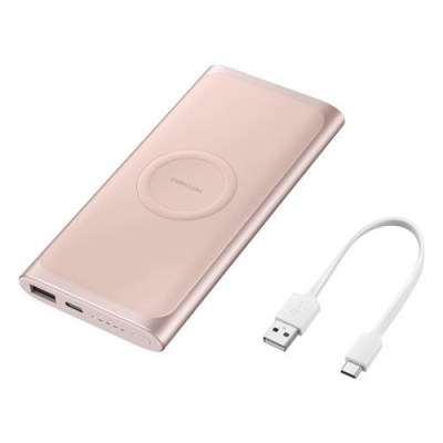 Samsung EB-U1200CPEGWW 10.000 MAH Kablosuz Hızlı Şarj Aleti Pembe