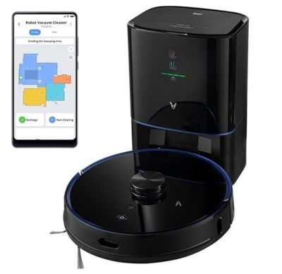 Xiaomi Viomi S9 Robot Vacuum Cleaner Akıllı Robot Süpürge Siyah (Genpa Garantili)