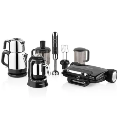 Korkmaz A1818 Nero 14 Parça Elektro Set Çeyiz Seti