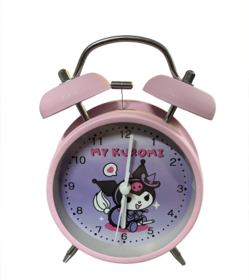My Kuromi Pembe Çalar Saat Masa Saati