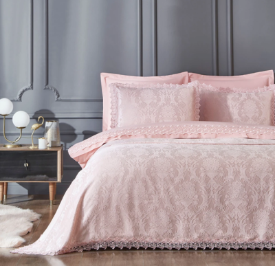 Özdilek Anna Çift Kişilik Gelin Seti Pikeli Nevresim Pudra