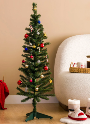 Waldern Luxury Plastik Ayaklı Yılbaşı Çam Ağacı 120Cm